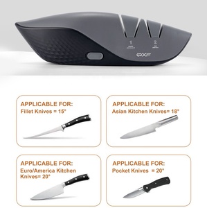 Professionele 2 in 1 Elektrische Messenslijper Automatische Diamanten Messenslijper Antislip Keuze Keukenslijper Tool - Product Image 5