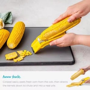 Décortiqueur de maïs portable 1 pièce, pliable, en plastique, universel, pour une élimination efficace des épis, outil spécialisé - Product Image 3