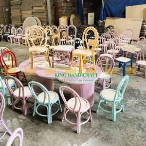 <b>Rattan</b> Kids Chairs for Events Birthday Party Hot <b>Sale</b> Kid Playroom Bedroom <b>Furniture</b> Made in Vietnam - Product Image 6