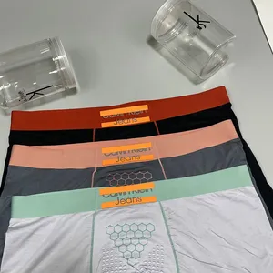 Paquete de 3 Calzoncillos Boxer de Algodón para Hombre, Ropa Interior Transpirable, Cómodos y Sexys, Tallas Grandes L-3XL - Product Image 5