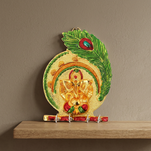 Décoration murale Ganesh la plus vendue en gros avec porte-clés en métal, fer et plastique pour la décoration du salon - Product Image 5