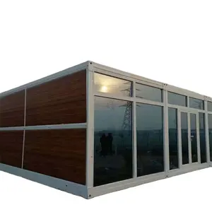 Recycled Customized Storage Houses Foldable Canada Luxury Fabricated Living Container Portable House