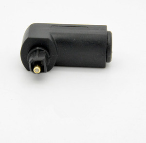 Nhà máy Bộ chuyển đổi quang chất lượng cao Toslink để Toslink Adapter nam cho nữ 90 độ khuỷu tay SPDIF âm thanh sợi quang Adapter - Product Image 3