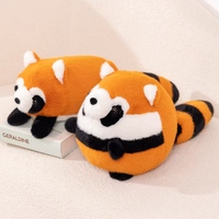 Animal en peluche mignon rond et gros raton laveur