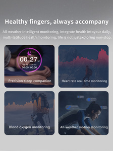 Bague intelligente en acier inoxydable avec suivi de la fréquence cardiaque et de l'oxygène sanguin, surveillance du sommeil, contrôle par application pour Android, IP68, bague intelligente contrôlée par application - Product Image 3