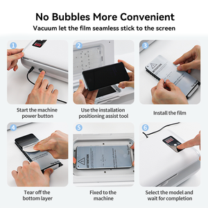 New Arrival điện thoại di động màn hình bảo vệ UV Phim di động bảo vệ UV chân không chữa máy cho bảo vệ màn hình - Product Image 2