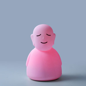 Dễ thương Mini cừu Silicone LED Đèn cho trẻ em có thể sạc lại điều khiển từ xa cạnh giường ngủ ánh sáng đầy màu sắc điều khiển cảm ứng cho phòng ngủ - Product Image 1