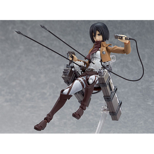 Fábrica mejor venta caliente Anime Pvc Mikasa Levi figura de acción Eren juguetes Mange figura Attack on Titan Figma juguete móvil - Product Image 4