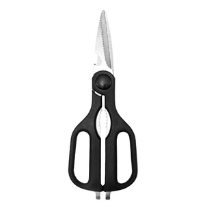 <b>Kitchen</b> <b>Scissors</b> Stainless Steel Black Straight Head Home Use Multi Purpose - Product Image 4