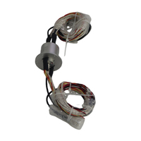 Kombinierter Optischer und Elektrischer Schleifring 40mm 1-Kanal Einmodenfaser für Rotierende Industriekameras