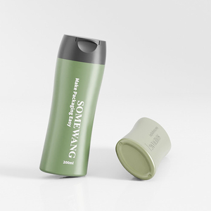 SOMEWANG Chai Dầu Gội Đầu Rỗng 200Ml, Chai Dầu Gội Đầu Lỏng 400Ml Với Nắp Lật - Product Image 3