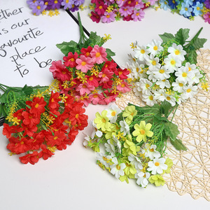 <span class=keywords><strong>Bouquet</strong></span> <span class=keywords><strong>de</strong></span> marguerites et chrysanthèmes artificiels pour la décoration <span class=keywords><strong>de</strong></span> balcon, style campagnard, vente en gros - Product Image 5