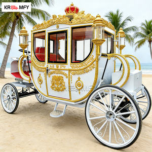 Chariot de Mariage Électrique de Luxe Style Princesse Classique, Voiture de Chevaux Royale Européenne pour Visites Touristiques, à Vendre - Product Image 6