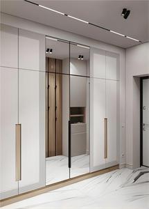 Kejia thiết kế mới nhất bàn trang điểm bằng gỗ với Gương tủ quần áo nội thất phòng ngủ cửa trượt phần cứng quần áo tủ quần áo - Product Image 5