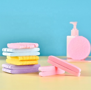 Esponjas de limpieza <span class=keywords><strong>Facial</strong></span> para salón de belleza, almohadilla de limpieza comprimida, <span class=keywords><strong>esponja</strong></span> para la piel, venta al por mayor, 12 Uds. - Product Image 3