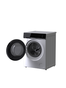 Lave-linge intelligent multifonctionnel 10,1/12,0 kg en acier inoxydable avec sécheuse intégrée, classe énergétique A, usage domestique, lavage automatique - Product Image 1