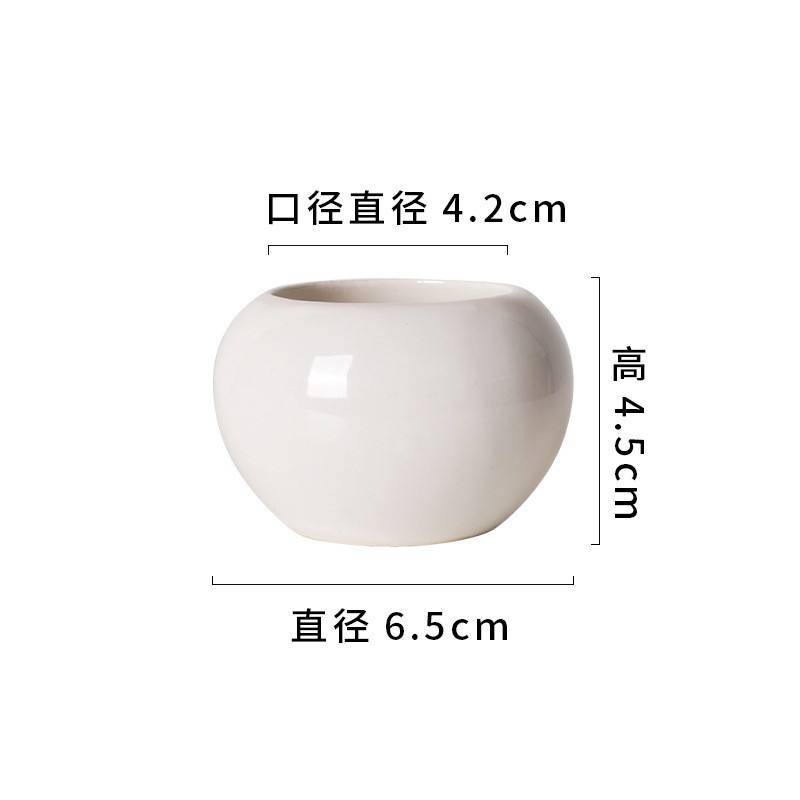 Piccolo bacino rotondo del ventre senza fori 6.5*4.2*4.5cm piccolo