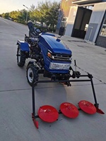 Tondeuse à gazon à trois disques, tondeuse rotative pour tracteur à chenilles, mini-tracteur