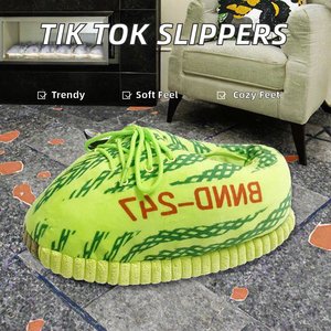 Novedad <span class=keywords><strong>2021</strong></span>: Zapatillas de estar por casa estilo AJ, populares en TikTok, varios modelos, cómodas, de felpa, para interior, con suela de TPR, venta al por mayor, talla promedio. - Product Image 2