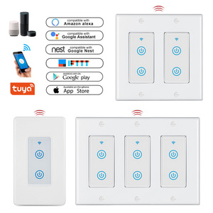 Ledeast DS-123-2T 6 gang wifi thông minh chuyển đổi ánh sáng tương thích với Alexa Google nhà và hỗ trợ tay miễn phí điều khiển bằng giọng nói - Product Image 1
