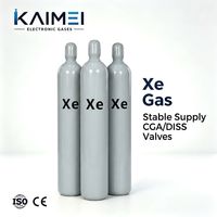 Gas Xenón de Grado Electrónico Xe 99.9999% 6N de Alta Pureza para Implantação Iónica en Semiconductores