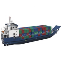 Grandsea 65m LCT Vessel Container Cargo Ship RORO Car Ferry Landing Craft Barge Ship for Sale