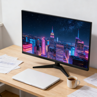 Moniteur d'ordinateur reconditionné Rebekah OEM Factory 19 20 22 pouces à écran plat pour la maison/le bureau, moniteur PC 60Hz montable au mur