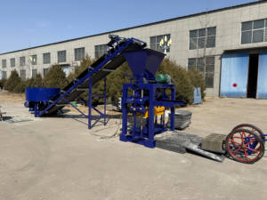 Bán máy làm gạch nhỏ Qt4-35, với động cơ rung mạnh mẽ để sản xuất gạch - Product Image 2