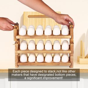 ถาดไม้ไข่วางซ้อนกันได้ทำจากไม้ธรรมชาติ-ที่ใส่ไข่ไก่36ช่อง - Product Image 6