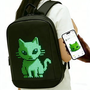Nouveauté : Sac à Dos LED Intelligent avec Écran LED Personnalisable pour Publicité Mobile - Product Image 1