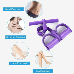 Bandas Elásticas de Resistencia para Ejercicios, Pedal de Estiramiento para Yoga, Cuerda de Tracción para Abdominales, Material de Espuma y TPE para Entrenamientos en Casa - Product Image 3