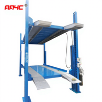 Système de stationnement de véhicules à 4 poteaux AA4C, élévateur de stationnement automatique, élévateur de stationnement pour trois voitures