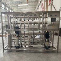 1000LPH 1 T/H acier inoxydable osmose inverse système Purification de l'eau faisant RO traitement de l'eau Machine pompe PLC pour Filtration