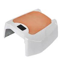 Nouvelle arrivée 2023, lampe à ongles UV LED sans fil rechargeable à double lumière, sécheuse à gel professionnelle pour salon, 120W, intérieur métallique