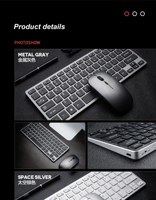 Vente chaude d'une seule main Mini clavier de jeu Interface USB sans fil LED clavier rétro-éclairé souris pour téléphone ordinateur étanche