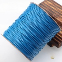1-1.5-2MM coréen ciré coton ciré fil cordon chaîne sangle collier corde perle pour la fabrication de bijoux fil