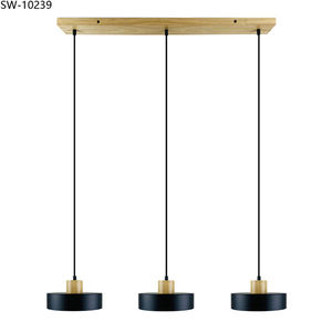 Lampada a sospensione Vintage 220V 3 luce 2022 moderna lampada a sospensione rotonda in ferro mezza palla - Product Image 3