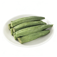 Gezonde FD Bulk Gefreeze-droogde Okra Groentechips