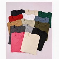 T-Shirt Unisex in Cotone 100% Premium 300-400GSM, Maglietta Neutra di Alta Qualità per Uomo, Personalizzabile con Logo, OEM/ODM