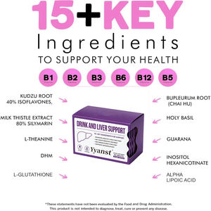 Boisson de racine de kudzu de haute qualité, chardon-marie et vitamines, comprimés essentiels pour la protection du foie et la détoxification du foie - Product Image 5