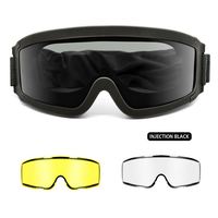 Yijia OEM professionnel anti-poussière Camouflage lunettes de sécurité tactiques Protection UV lunettes de tir