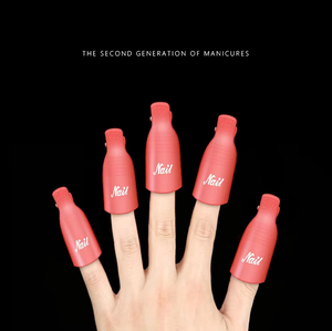 Professional 10pcs <b>Nail</b> Polish Remover Kit Finger Caps UV Gel Soak Off <b>Tools</b> for Salon Manicure Use - Product Image 6