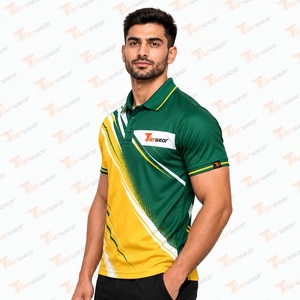 Polo de sport pour homme, sublimation premium, vêtements de sport personnalisés, uniforme d'équipe de golf, polo à séchage rapide, fabricant OEM, marque privée, usine - Product Image 3