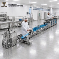 Ligne de production automatique de pain de mie, équipement de fabrication de pain sandwich, usine de boulangerie continue à faible consommation de main-d'œuvre