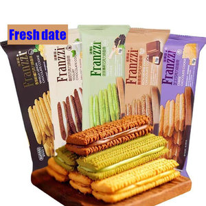 Fariz 115g Internet celebrità biscotti ufficio popolare Matcha biscotti Sandwich biscotti biscotti al cioccolato snack cibo per il tempo libero - Product Image 5