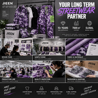 Shorts cargo streetwear personnalisés, fabricant de marques privées, shorts utilitaires camouflage violet, fournisseur de vêtements OEM ODM