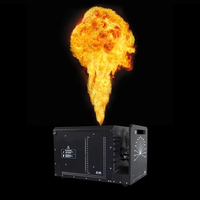Machine à flamme électrique 320W, hauteur 8-10 mètres, IP55, avec flight case, machine à feu DMX pour scène et projecteur de scène pour mariage