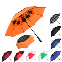 Parapluie de golf publicitaire personnalisé avec logo imprimé, grand format, coupe-vent, ouverture automatique, pour promotion