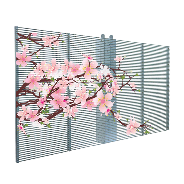 Glass Curtain Wall P3.91 LED Transparent Display