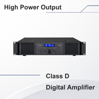 Amplificateur de puissance, 800W*2+1300W, amplificateur de puissance classe D, amplificateur audio professionnel pour scène et karaoké, vente en gros directe d'usine
